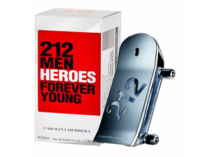 AGUA TOCADOR CAROLINA HERRERA*50ML 212 MEN HEROES