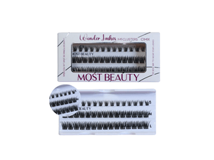 PESTANAS M/BEAUTY VOLUMEN RUSO C1MIX*45UND CLUSTERS