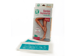 BANDAS DEPILATORIAS KALU MENTA 3EN1