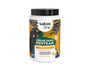 CREMA DE PEINAR SALON LINE*1000G SUPER OLEOS