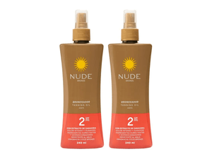 ACEITE BRONCEADOR NUDE*240ML SPF 2 *2UNI