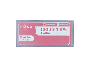 GELLY TIPS DIANA NAILS*504PZ COFFIN