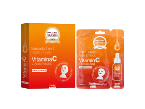 MASCARILLA FACIAL NEVADA*30G VIT C 2EN1