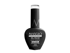 ESMALTE MASGLO*7ML SEMI BASE RUBBER WHITE