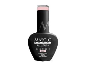 ESMALTE MASGLO*14ML SEMI BASE RUBBER PINK