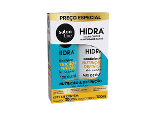 KIT SALON LINE*300ML SHAMPOO+ACONDICIONADOR HIDRA MIX OLEOS
