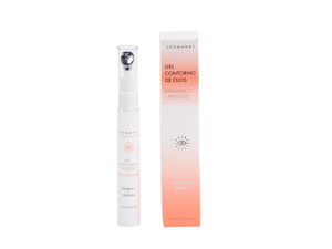 CONTORNO DE OJOS  DERMANAT*15ML VITAMINA C + PEPTIDOS GEL
