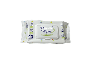 TOALLAS HUMEDAS NATURAL WIPES*40UND