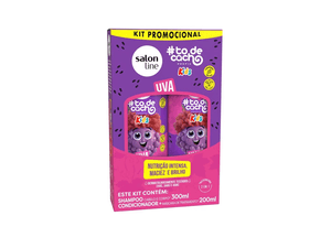 KIT CAPILAR SALON LINEX2UNDX300ML NUTRICION KIDS UVA
