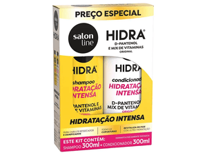 KIT CAPILAR SALON LINEX2UNDX300ML HIDRA/MIX