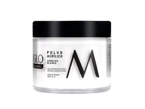 POLVO ACRILICO MASGLOx57g BLANCO