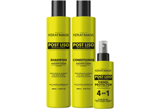 KIT CAPILAR KERATIMASKx550ml POST ALISADO