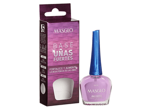 ESMALTE MASGLOx13.5ml BASE UNAS FUERTES