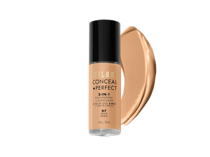 BASE MILANI CONCEAL +PERFECT 07 SAND 30ml