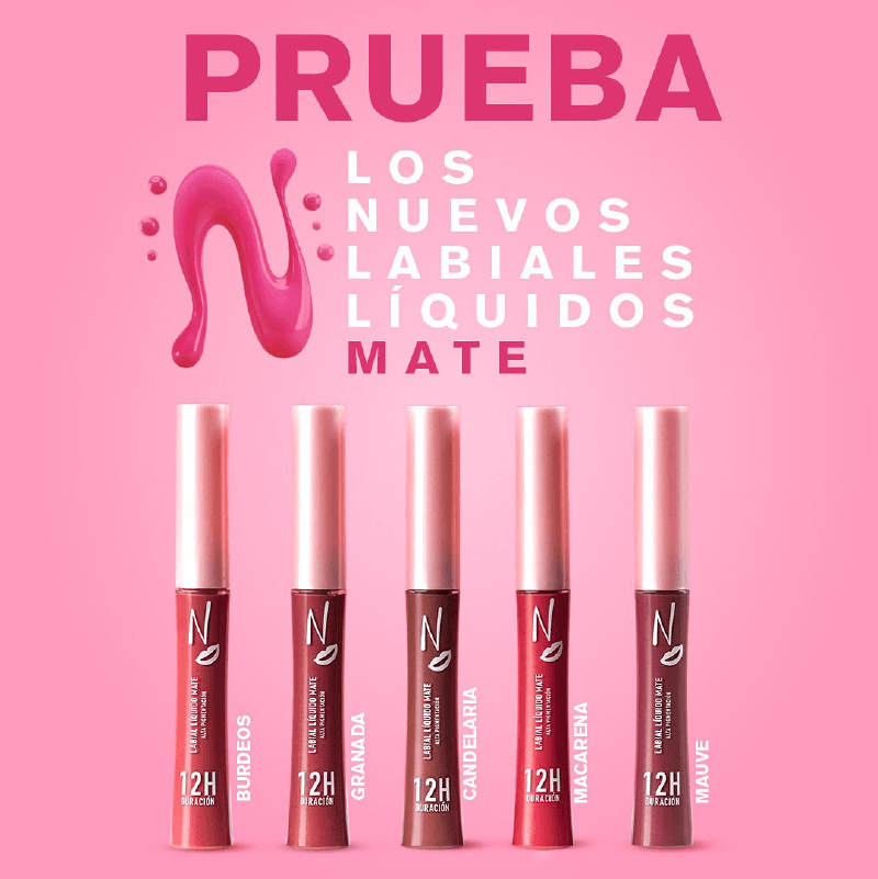 LABIAL LIQUIDO NAILEN MATE 12h MACARENA 6g